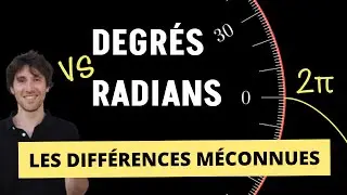 C'est quoi un radian ? Différence avec les degrés, construction, histoire, enroulement sur le cercle
