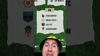The Soccer Tournament's group stage is crazy