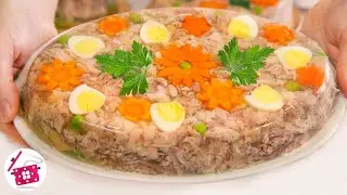 NO SECRETS! THE MOST DELICIOUS NEW YEAR Jellied on the Festive Table. Cook at home