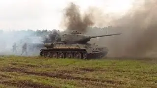 Reconstruction of the tank battle at Prokhorovka