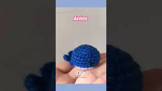 Antes & Después 🐳  #crochet #amigurumi