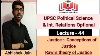 | Lecture - 44 | Justice :-Rawl's theory of Justice |