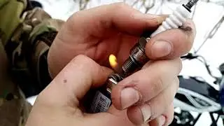 Зимой на мопеде Альфа