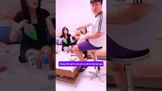 Dùng ghế ma thuật để hù dọa bạn gái || Use magic chair to scare girlfriend, #shorts