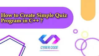 How To Create Simple Quiz Program in C++
