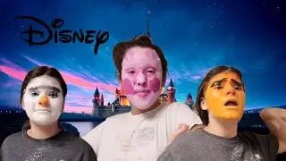 DOING DISNEY FACE PAINT ON EACHOTHER!! 