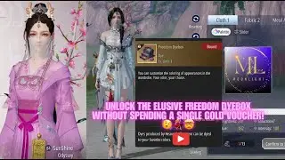 🫨 Unlock the elusive FREEDOM DYEBOX without spending a single Gold Voucher! 💃🤯 | Moonlight Blade