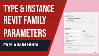 Type & Instance parameter in Revit family