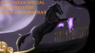 Speed Drawing: Halloween Special Headless Horseman