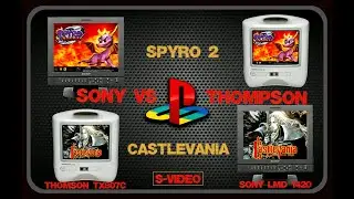Сравнение картинки на Sony LMD14 и Thomson life10