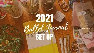 My 2021 bullet Journal Set Up | Plan with me | Minimalist Bujo