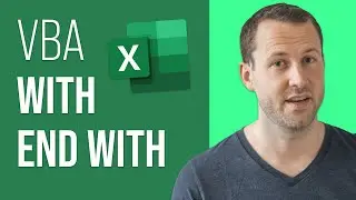 Excel VBA Makro WITH   END WITH - Programmiercode optimieren