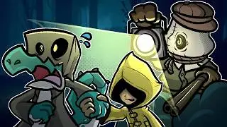 ESCAPANDO DEL CAZADOR DEL PANTANO CON UN COCODRILO | LITTLE NIGHTMARES 2 | PARTE 1