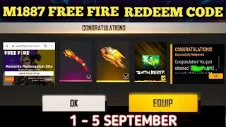 FREE FIRE NEW REDEEM CODE | FF NEW REDEEM CODE TODAY | 1 SEPTEMBER REDEEM CODE  #redeemcode