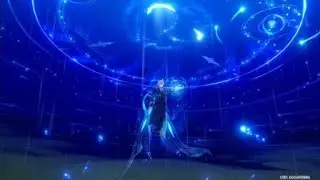 Focalors end Genshin cutscene