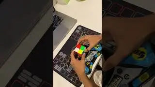 (CURRENT) 2x2 World Record Scramble done in 0.40 Seconds! #shorts