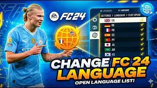 How to Change Language in FC 24 FIFA 24   Open List of Languages FC 24