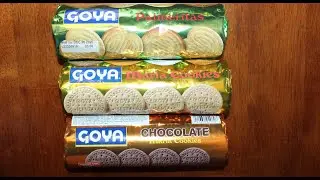 GOYA: Palmeritas, Maria Cookies & Chocolate Maria Cookies Review