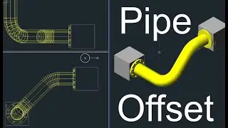 Offsetting Pipe In CAD