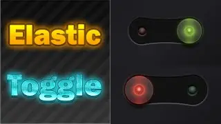 ASMR Programming - Elastic Toggle Using HTML CSS - No Talking
