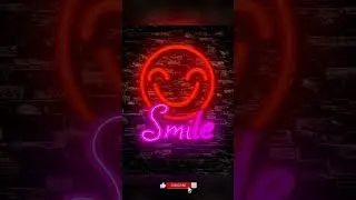 Neon Smile | Procreate #shorts #viral #artwithflo #asmr