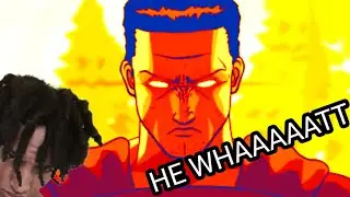 LOOK AT SUPERMAN HEROBRINE LOOKIN 🤣🤣 | Superman vs Hulk Tame the beast by ZimautAnimation REACTION