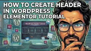 how to create header in WordPress Elementor Tutorial