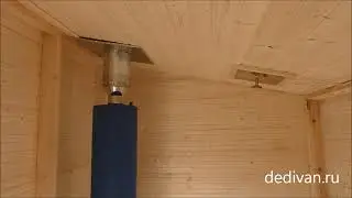 Душевая с дровяной колонкой