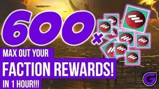 600 Faction Tokens per Hour!! Insanely fast token farm | Destiny 2 Faction Rally