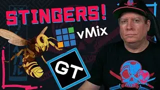 How to create a Stinger Transition in vMix GT Title Designer.
