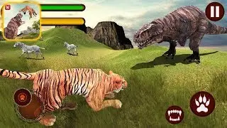 Tiger vs Dinosaur Adventure 3D - Android Gameplay |Newbie Gaming