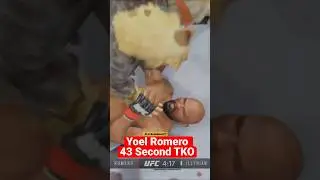 Yoel Romero 43 Second TKO⌛️ (UFC4) Short