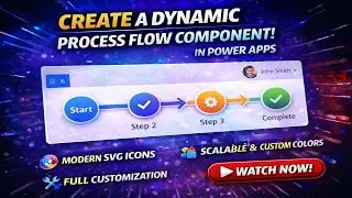 Creating a Dynamic Horizontal Process Flow Component in Power Apps Canvas Apps