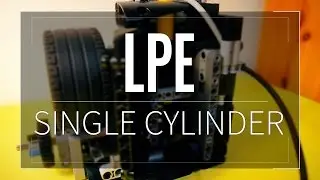 Lego Technic 1 Cylinder Pneumatic Engine