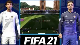 FIFA REALISTIC GAMEPLAY | LA Galaxy v Orlando City | CPU v CPU