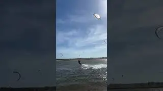 Sessão de Kitesurf após uma dose de SuperCoffee