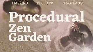 Zen Garden in Blender | Geometry Nodes Tutorial