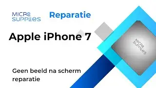 iPhone 7 Geen beeld na scherm reparatie ( backlight )