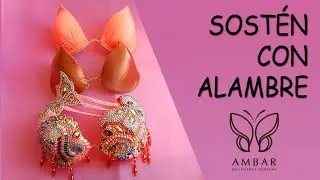 Sostén con alambre, Nueva Versión  💖/ Wire bra New Version