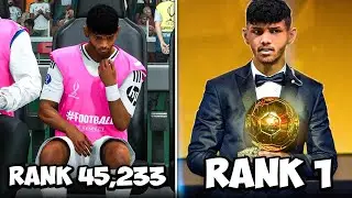 Tornei o *PIOR JOGADOR* do MUNDO no *MELHOR JOGADOR* do MUNDO! | MODO CARREIRA JOGADOR EA FC 25