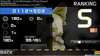 osu!catch 7.3 star - 13 second map HR FC