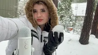 [ASMR] IN THE SNOW ⛄️❄️