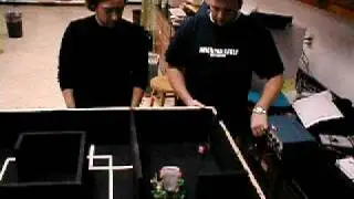 Sargon, the SECON 2003 robot, completing the end of semester mission