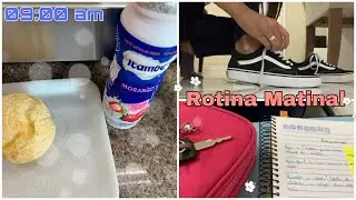 MINHA ROTINA MATINAL DA FACULDADE