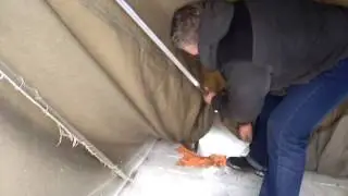 Обзор зимней палатки для ночной рыбалки.