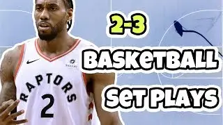 2-3 Set Basketball Plays vs Man To Man Defense