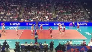 Iran vs Poland - Volleyball Nations League - Chicago, IL