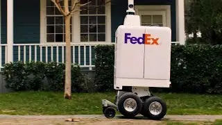 FedEx's autonomous robot SameDay Bot delivers packages to your doorstep