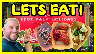BEST FOOD AT THE FESTIVAL OF HOLIDAYS?? | DISNEYLAND | CHRISTMAS