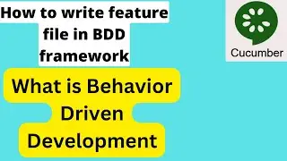 How to write feature file in BDD framework | What is BDD ? | Functional testing in BDD cucumber